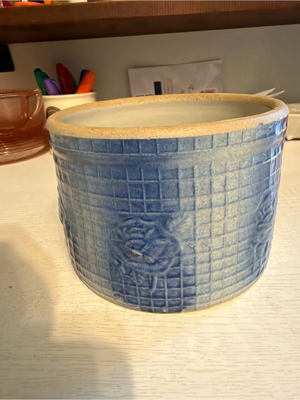 Vintage McCoy Butter Crock